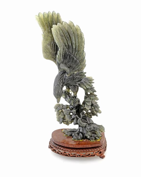Gruppo scultoreo in giada