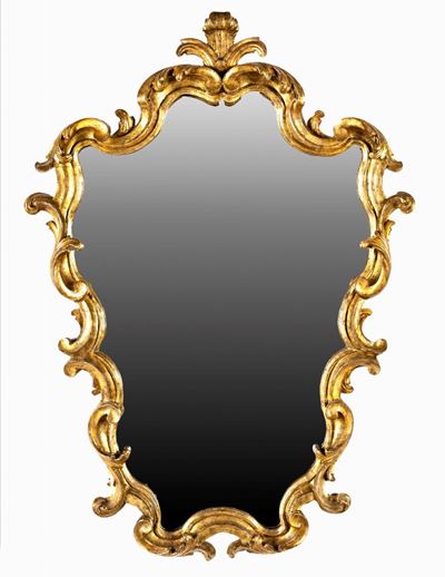 Specchiera in Legno Dorato