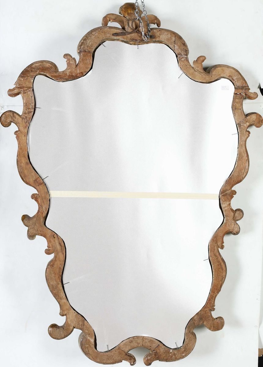 Specchiera in Legno Dorato