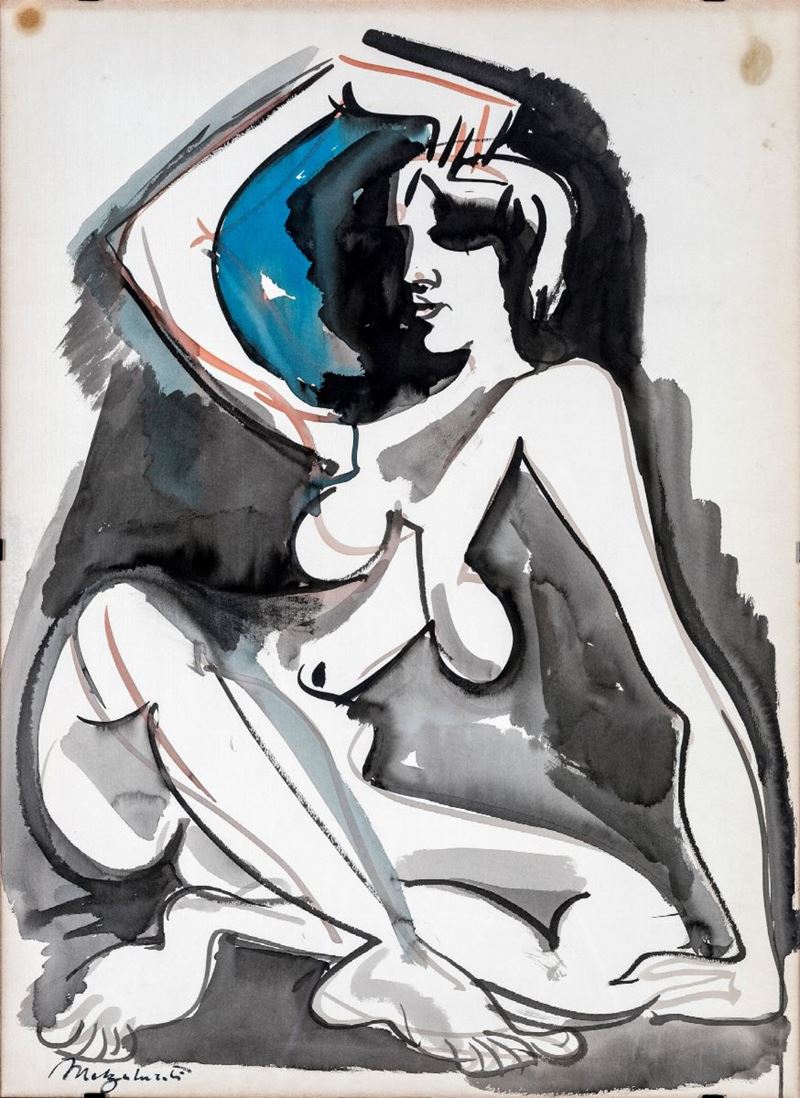 Renato Marino Mazzacurati - Nudo Femminile