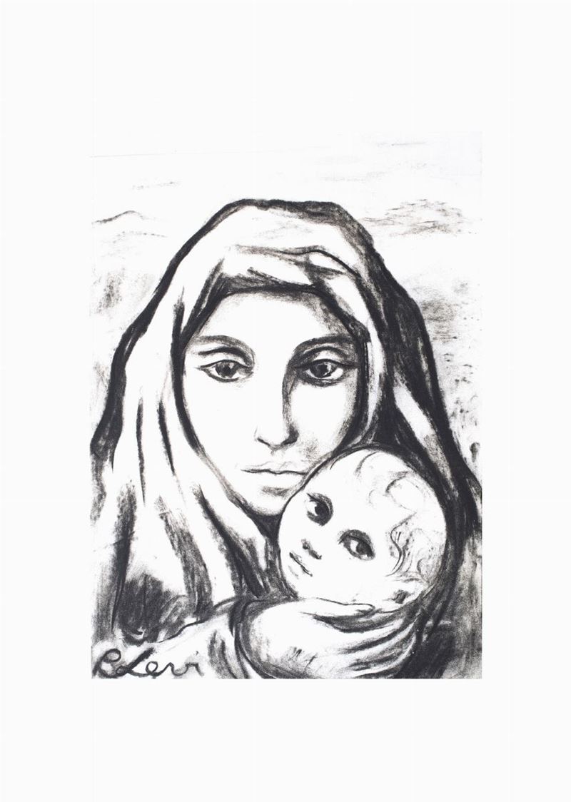 Carlo Levi - Madonna con Bambino