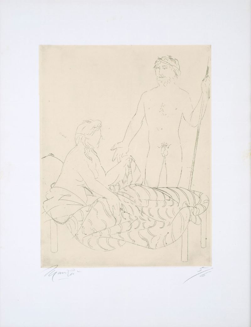 Giacomo Manzù - Ulisse e Penelope