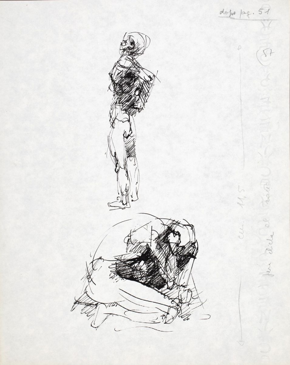 Valeriano Ciai - Lotto di 19 Disegni Preparatori