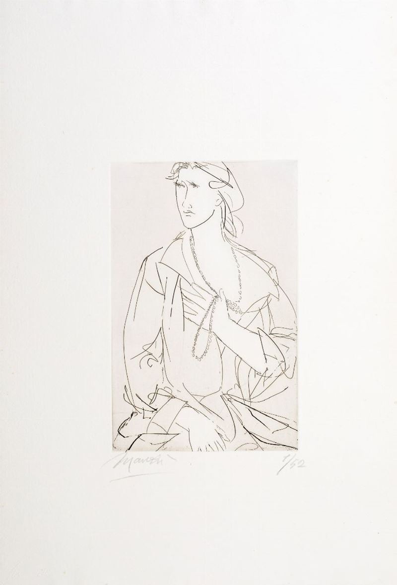 Giacomo Manzù - Ritratto di Donna