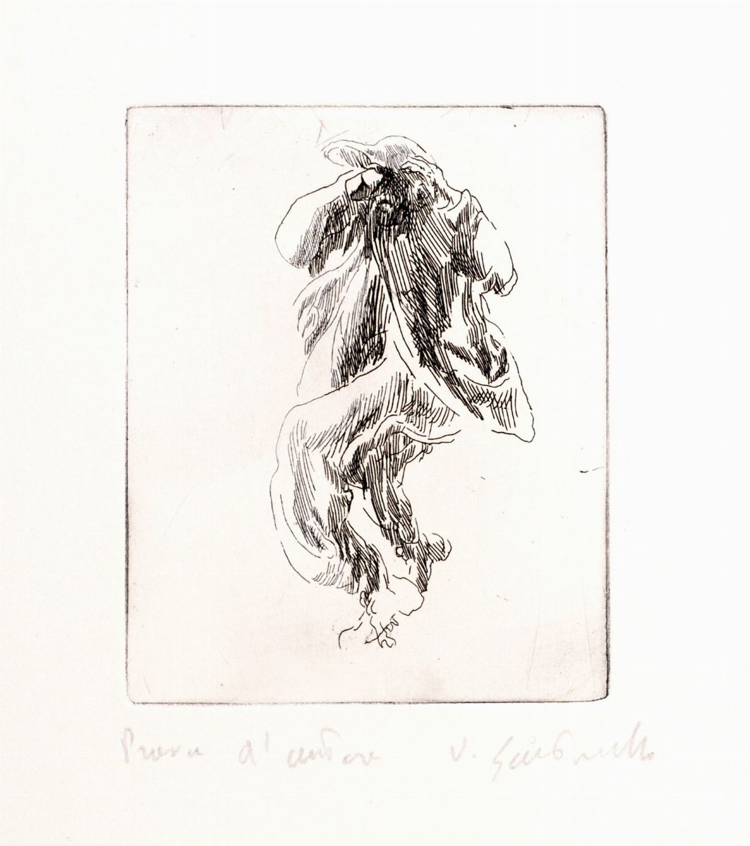 Dieci Incisioni di Vincenzo Gaetaniello e una Poesia di Vasco Pratolini