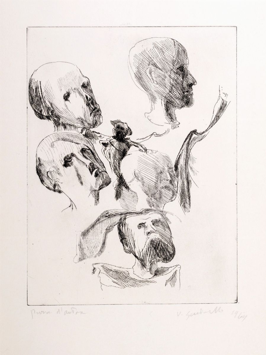 Dieci Incisioni di Vincenzo Gaetaniello e una Poesia di Vasco Pratolini