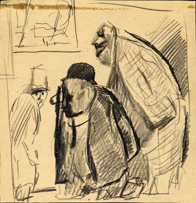 Studio per Illustrazione, con Ogni Probabilità per “la Rivista Illustrata del Popolo D’itali...