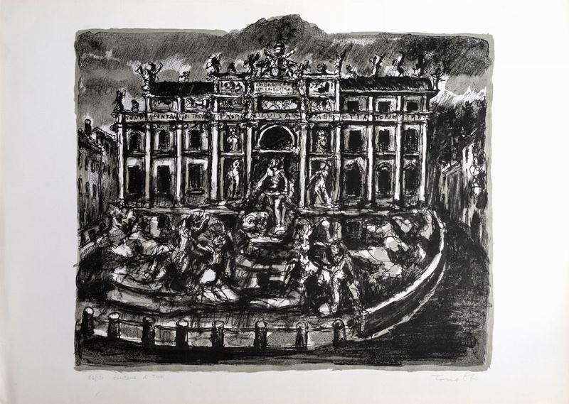 Tono Zancanaro - Lotto di 4 Litografie