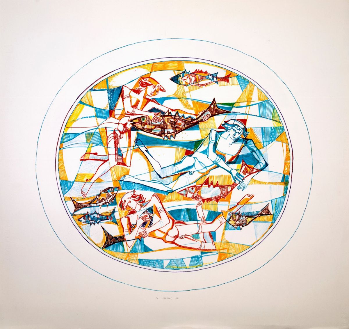 Giovanni Dragoni - Lotto di 8 Acquaforti Raffiguranti Scese Sacre