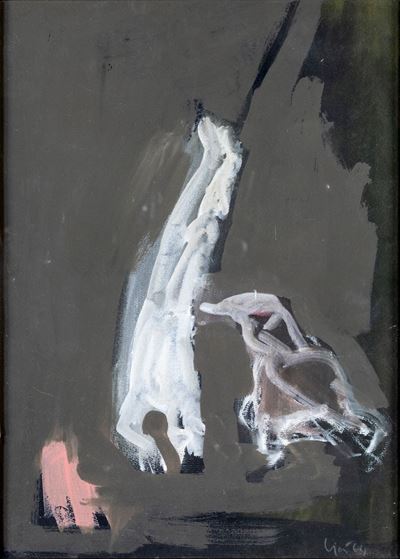 Partigiano, 1967, Carboncino su Carta, CM 70x42
