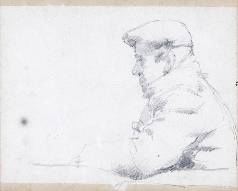 Vincenzo Gaetaniello - Ritratto di Vecchio con Coppola