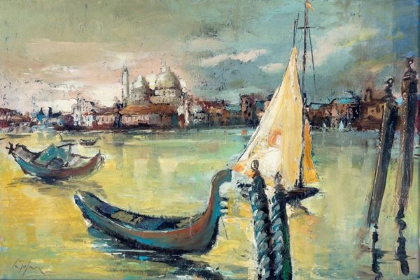 Anonimo del XX secolo - Laguna di Venezia