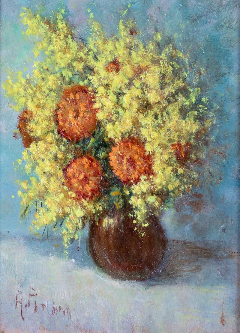 Pittore del XX Secolo - Vaso di Fiori
