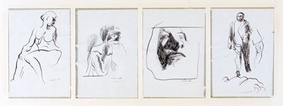 Lotto di 8 Disegni