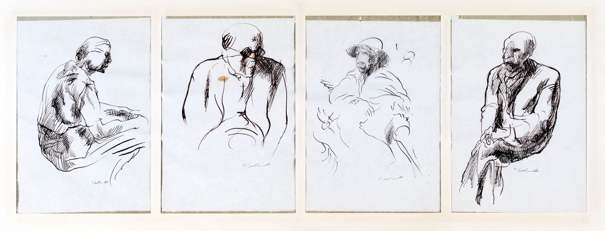 Vincenzo Gaetaniello - Lotto di 8 Disegni