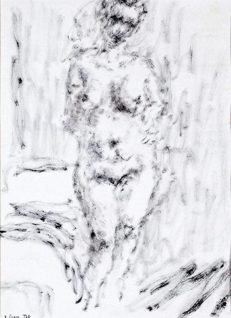 Toti Scialoja - Nudo Femminile