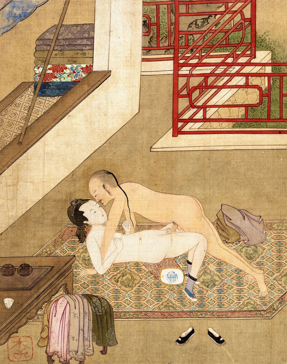 Cartella Contenente Undici Illustrazioni Erotiche