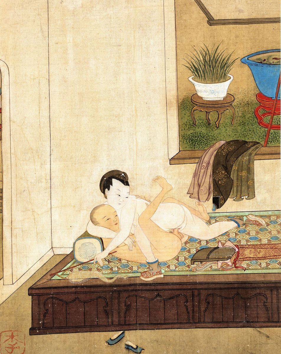 Cartella Contenente Undici Illustrazioni Erotiche