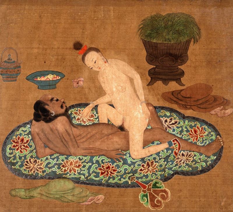 Cartella Contente Otto Illustrazioni Erotiche