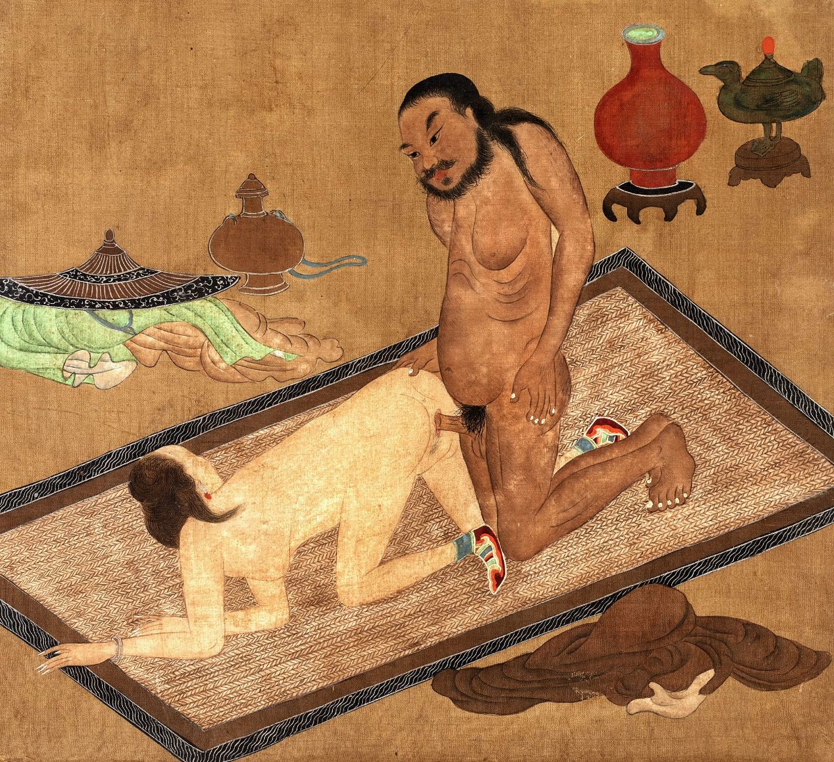 Cartella Contente Otto Illustrazioni Erotiche
