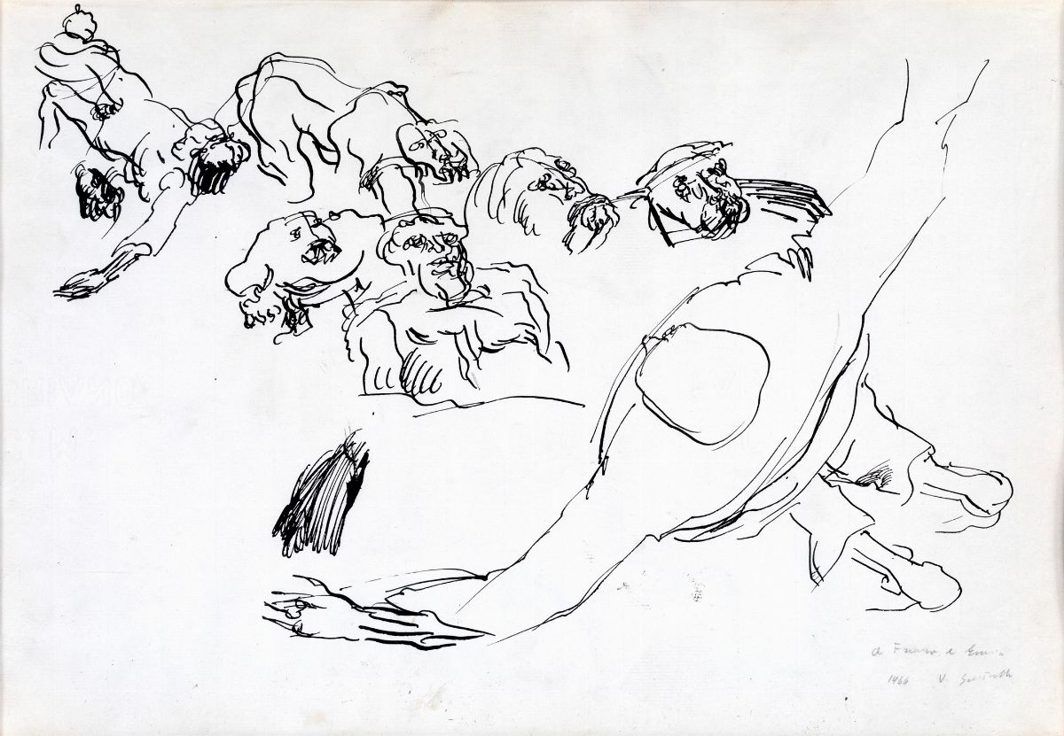 Vincenzo Gaetaniello - Lotto di 5 Disegni
