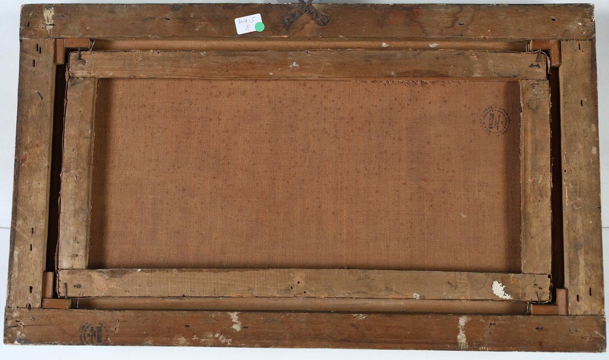 Scuola Napoletana. XVII Secolo - Paesaggi con Armenti in Sosta e Figure.