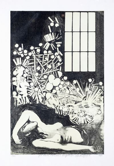 Litografia di Stefania Bragaglia Guidi
