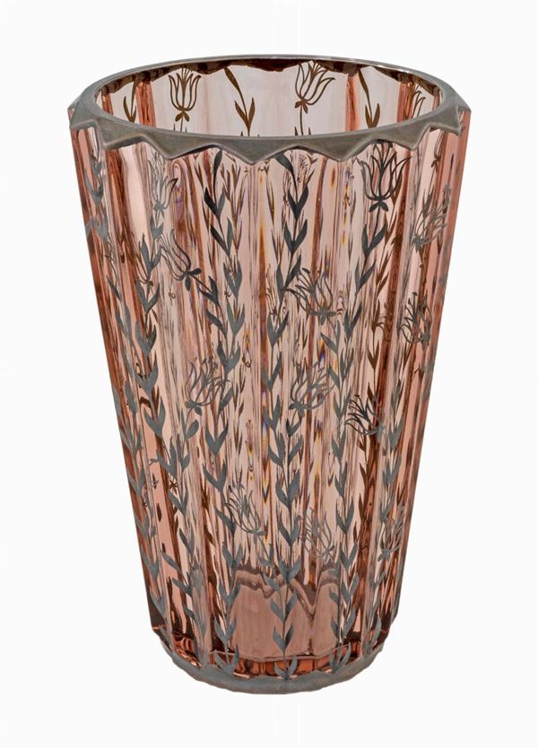 Vaso da fiori in vetro
