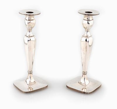Coppia di Candelieri in Argento Sterling