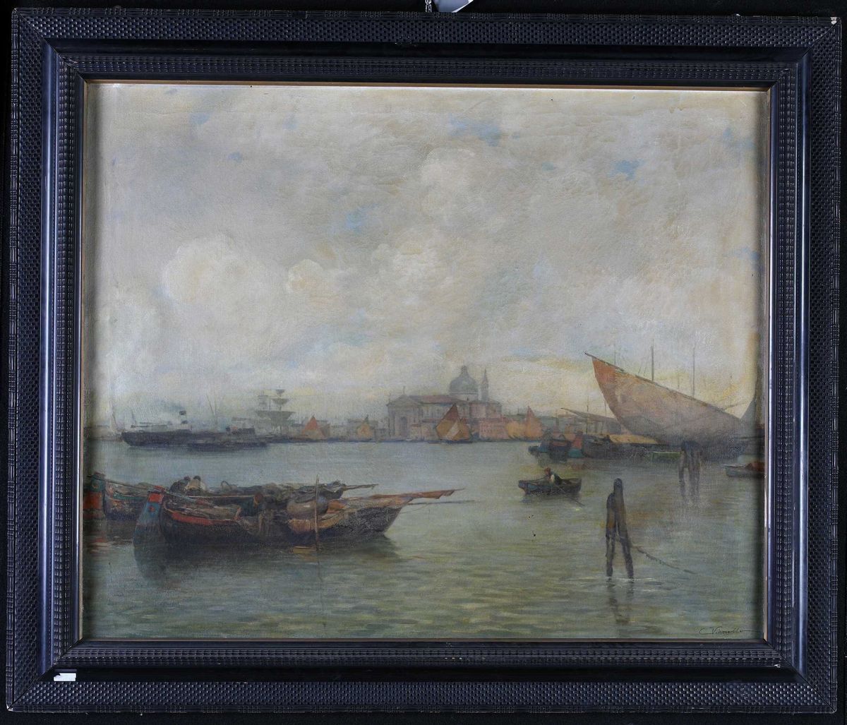 Cesare Vianello - Veduta di Venezia