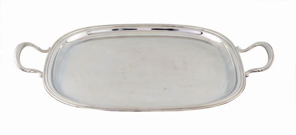 Vassoio in argento  - Asta Antiquariato Dipinti Antichi e del XIX secolo, Arredi, Tappeti, e Argenti - Casa d'Aste Arcadia