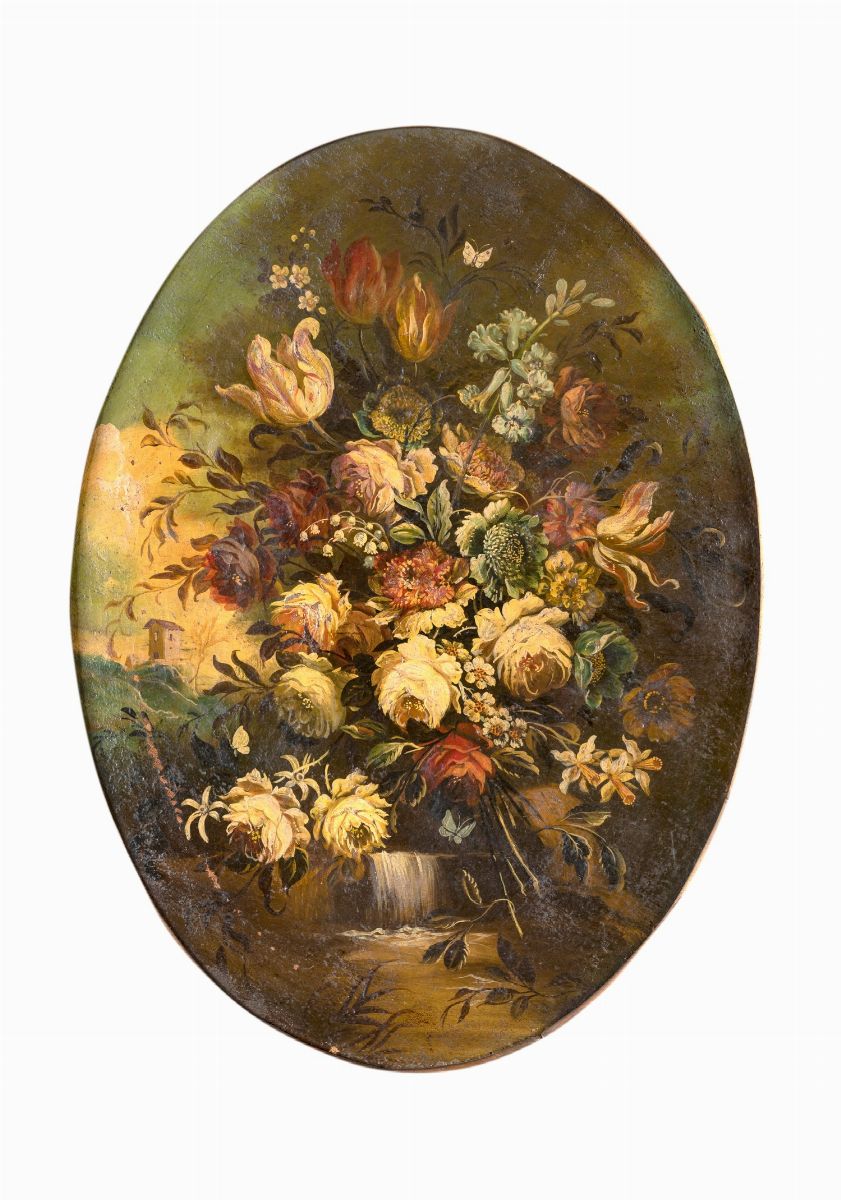 Anonimo del XIX Secolo - Natura Morta di Fiori