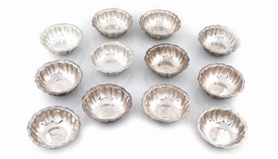 Dodici Coppette in Argento