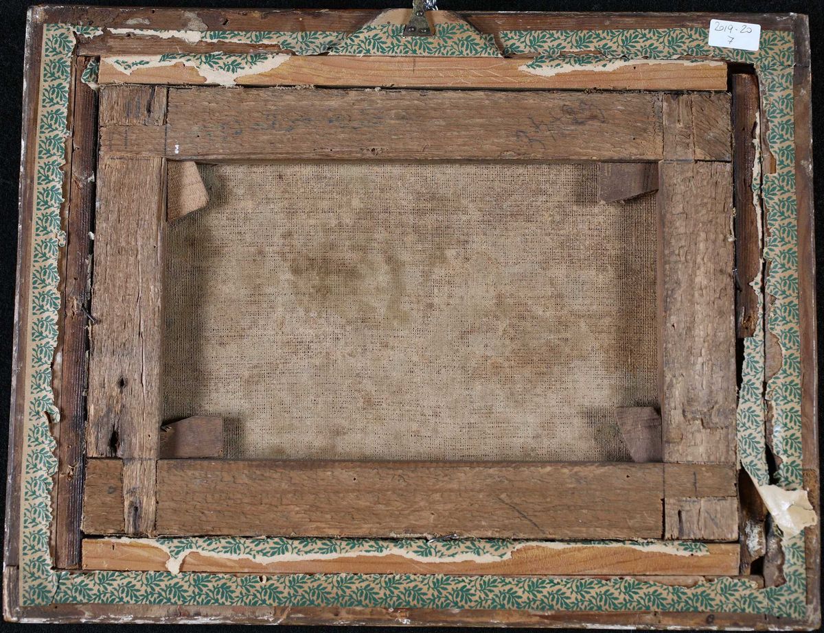 Scuola Veneta del XVIII Secolo - Paesaggio Lacustre con Figure