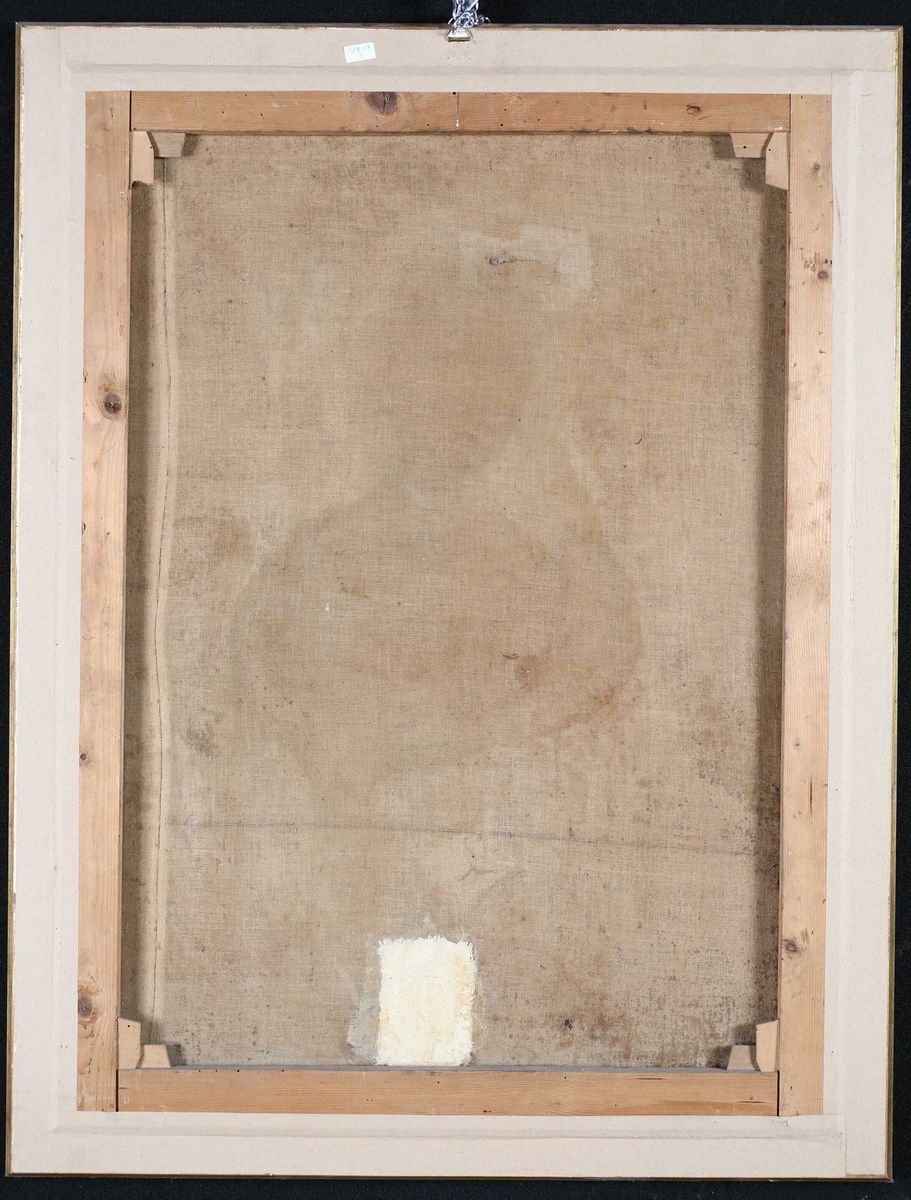 Anonimo del XVIII Secolo - Ritratto di Gentildonna con Ventaglio