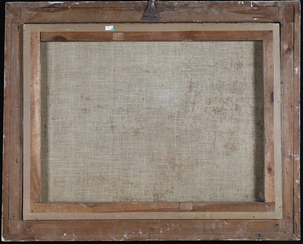 Scuola Marchigiana Fine del XVII Secolo - Paesaggio Lacustre con Armenti