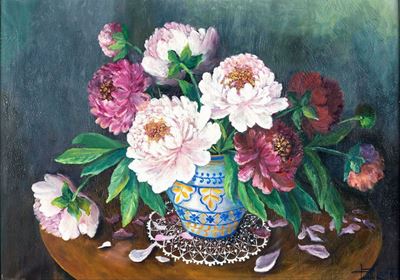 Vaso di Peonie