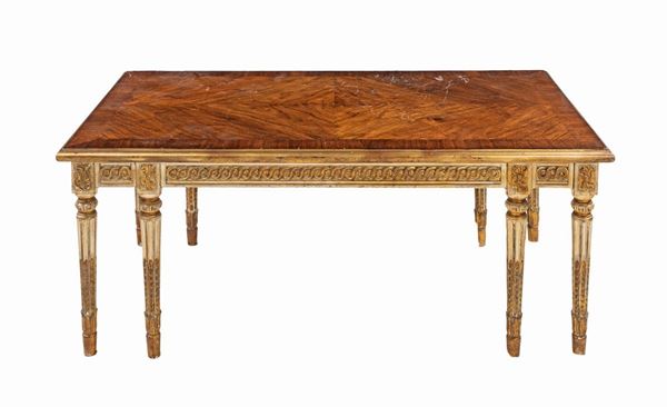 Tavolino da salotto  - Asta Mobili, Arredi, Dipinti Antichi e del XIX Secolo e una Collezione di Pastori del Presepe Napoletano del 700 - Casa d'Aste Arcadia