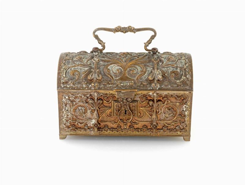 Scrigno in Bronzo Dorato