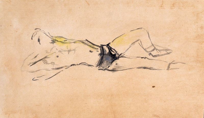 Filippo De Pisis - Nudo Disteso