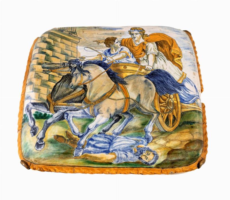 Cuscino in Maiolica
