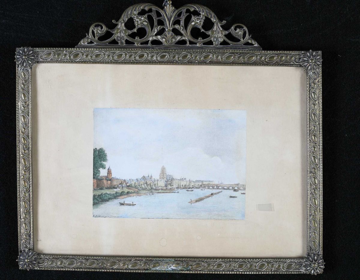 Friedrich Ernst Morgenstren - Veduta del Porto
