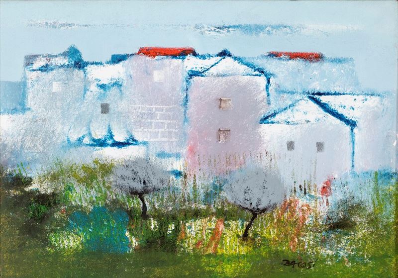 Manlio Bacosi - Paesaggio con la Neve