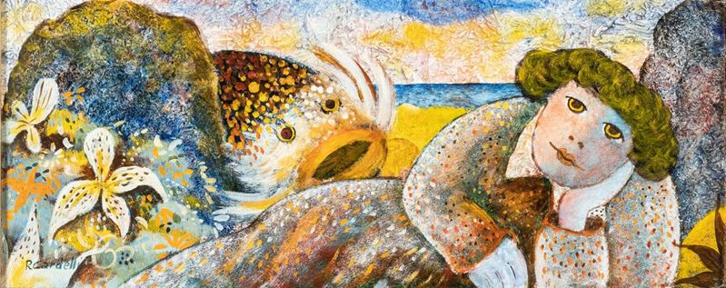 Raimondo Cardelli - Figura con Pesce