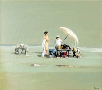 Spiaggia con Figure