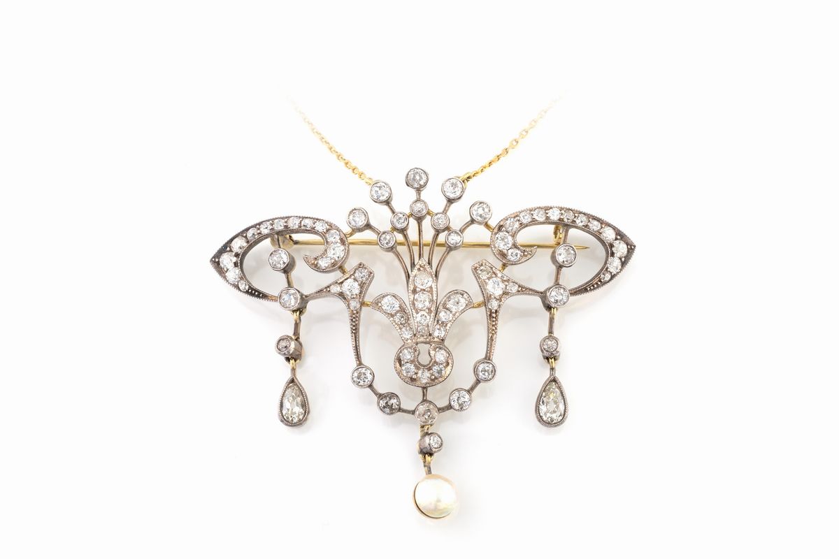 Spilla-collana Liberty