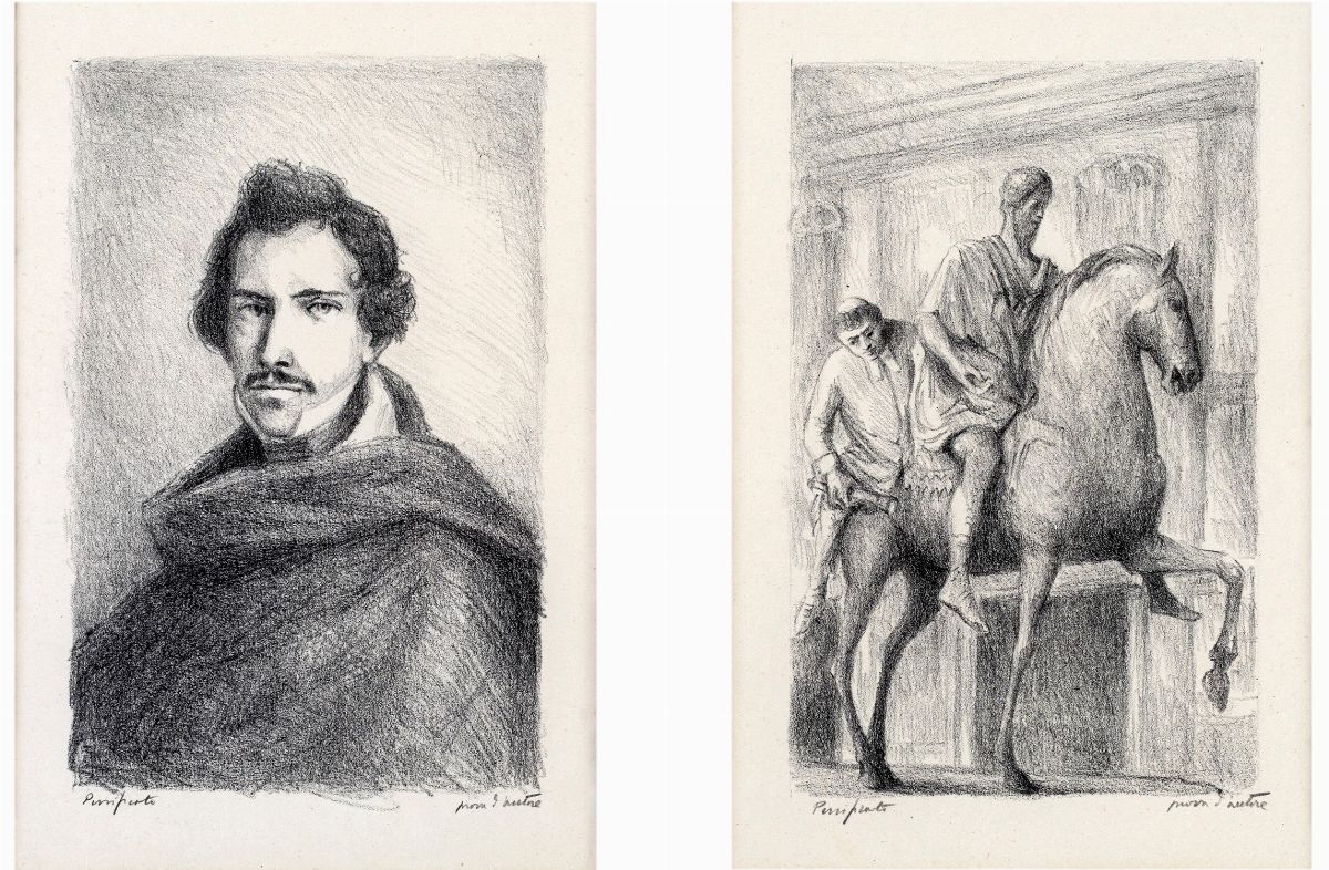 Domenico Purificato - 11 Litografie Realizzate per Illustrare le Poesie del Belli