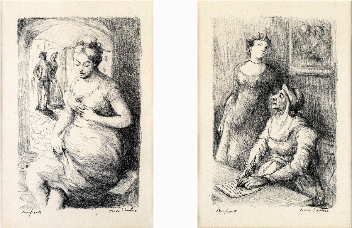 Domenico Purificato - 11 Litografie Realizzate per Illustrare le Poesie del Belli