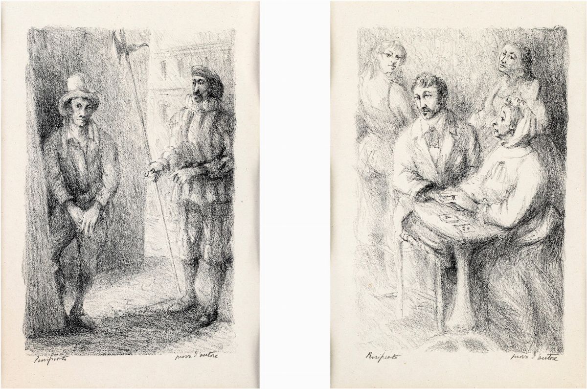 Domenico Purificato - 11 Litografie Realizzate per Illustrare le Poesie del Belli