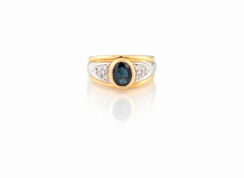 Anello con Zaffiro